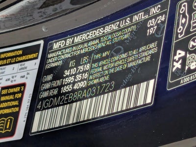 2024 Mercedes-Benz EQS EQS 450 4MATIC® SUV