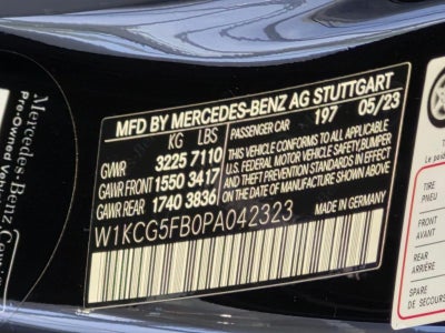 2023 Mercedes-Benz EQS AMG® EQS 4MATIC®+ Sedan