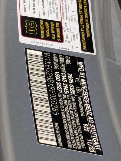 2024 Mercedes-Benz EQE EQE 350+ Sedan