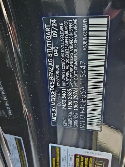 2025 Mercedes-Benz E-Class E 350 RWD Sedan