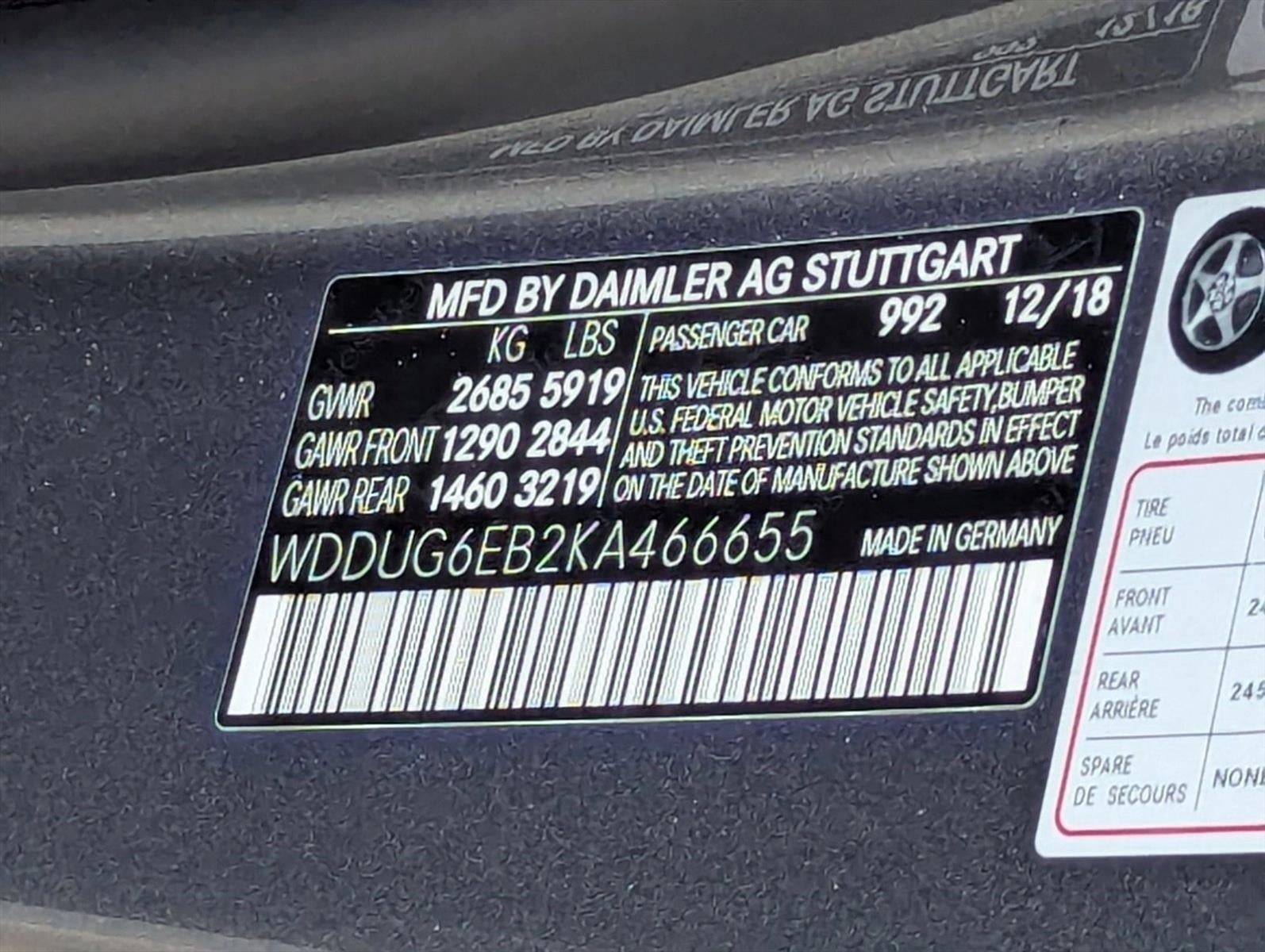 2019 Mercedes-Benz S-Class S 450 4MATIC® Sedan