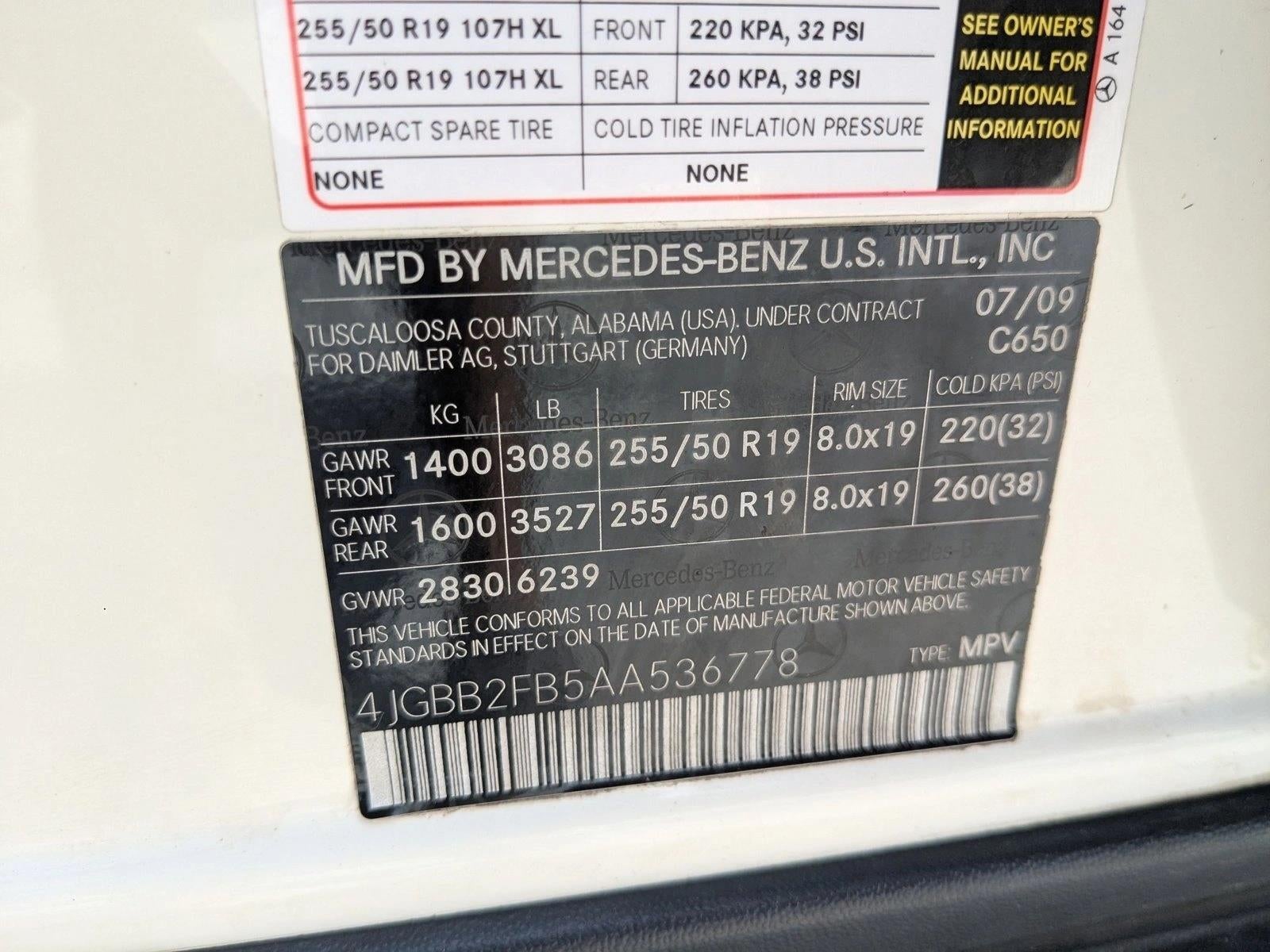 2010 Mercedes-Benz M-Class ML 350 BlueTEC SUV