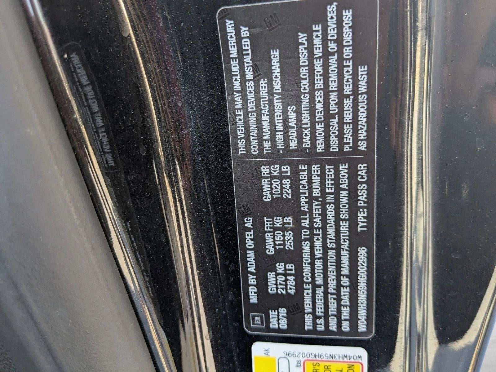 2017 Buick Cascada 2dr Conv Premium