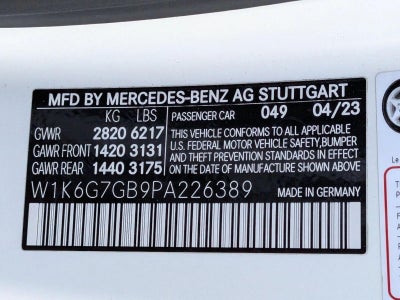 2023 Mercedes-Benz S-Class S 580 4MATIC® Sedan