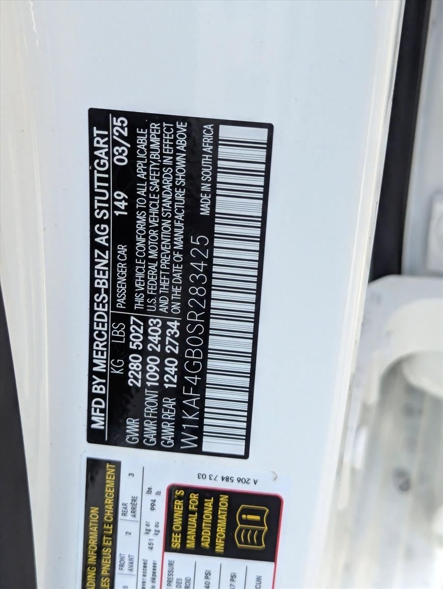 2025 Mercedes-Benz C-Class C 300 Sedan