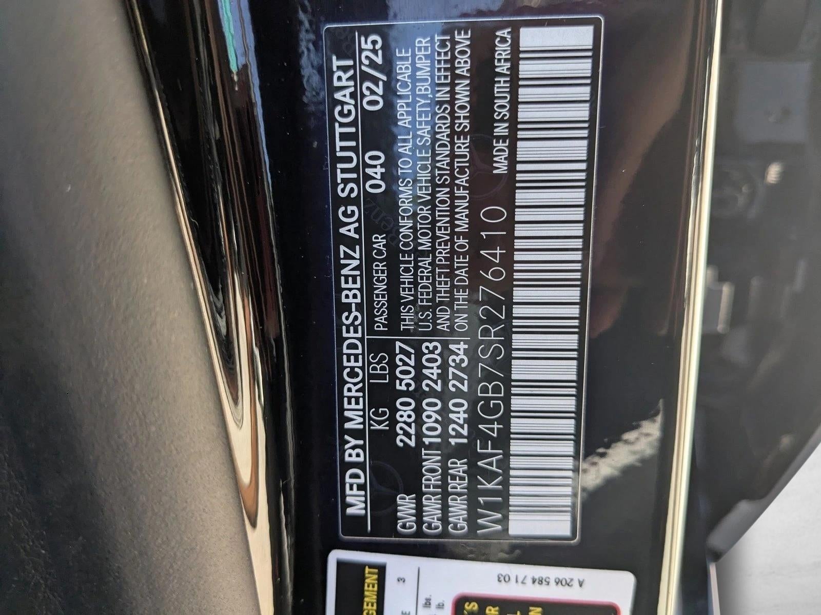 2025 Mercedes-Benz C-Class C 300 Sedan