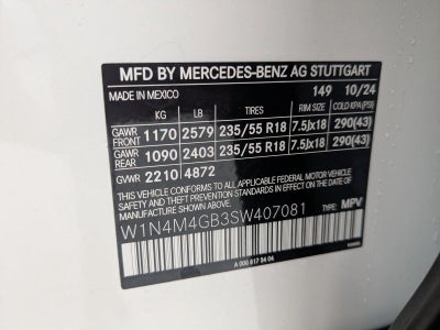 2025 Mercedes-Benz GLB GLB 250 SUV