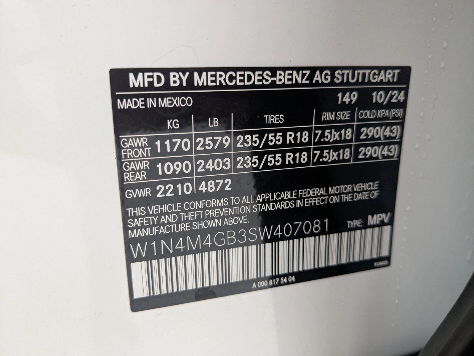 2025 Mercedes-Benz GLB GLB 250 SUV