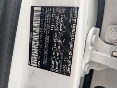 2021 Mercedes-Benz GLB GLB 250 4MATIC® SUV