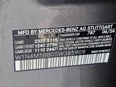 2025 Mercedes-Benz GLB AMG® GLB 35 4MATIC® SUV