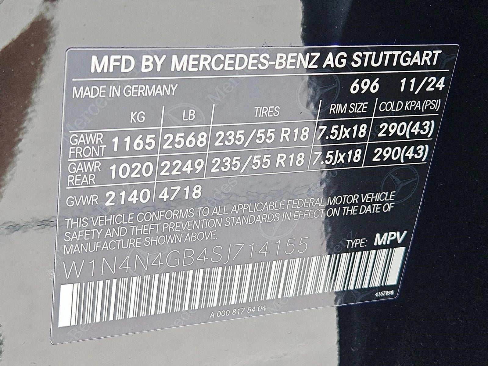 2025 Mercedes-Benz GLA GLA 250 SUV