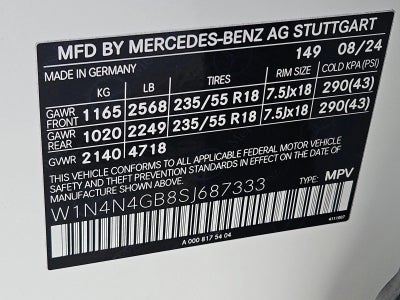2025 Mercedes-Benz GLA GLA 250 SUV