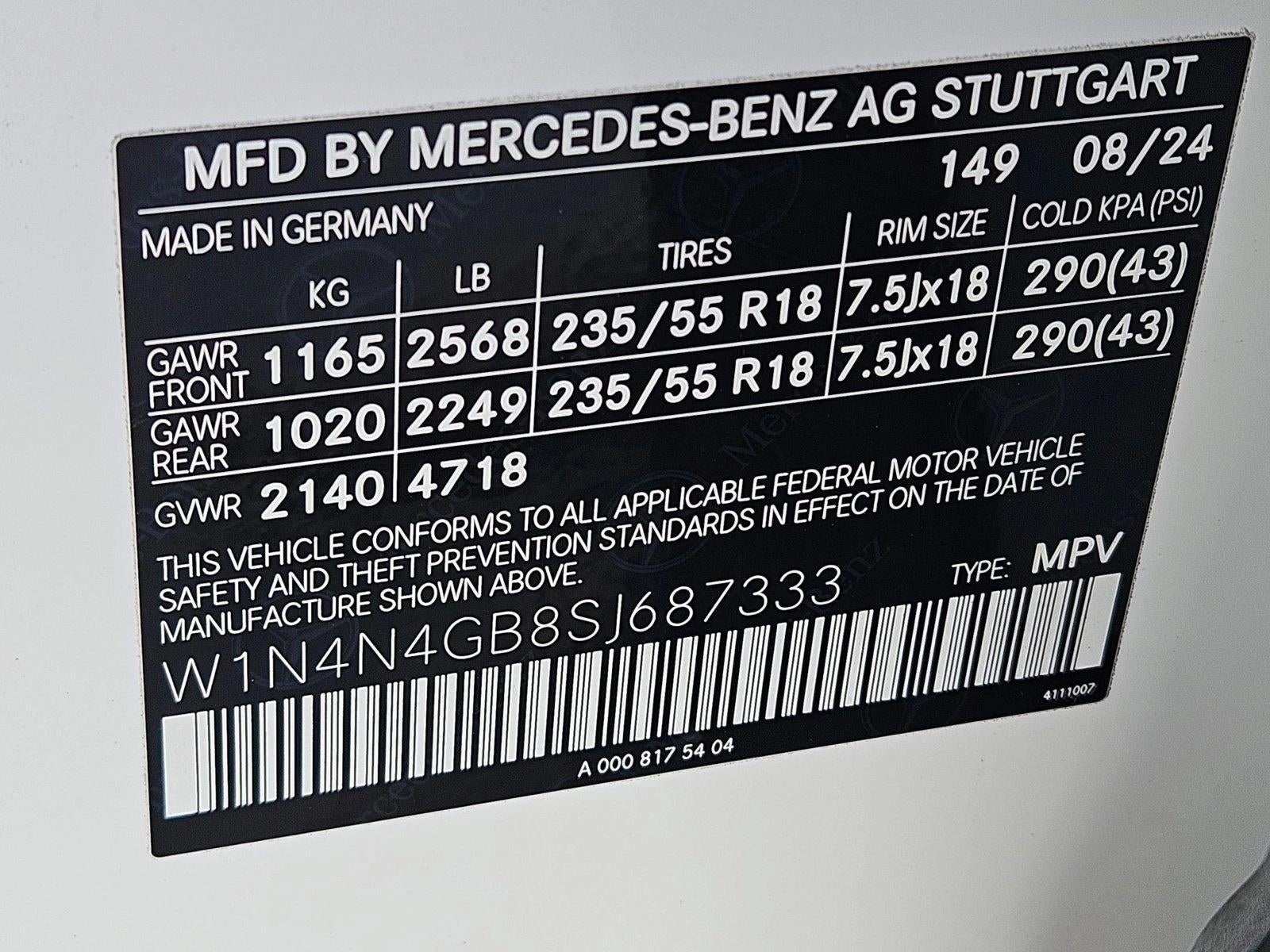 2025 Mercedes-Benz GLA GLA 250 SUV