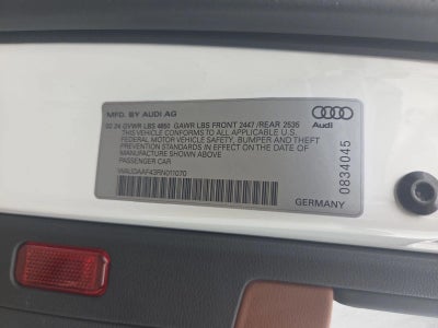 2024 Audi A4 Sedan S line Premium 45 TFSI quattro
