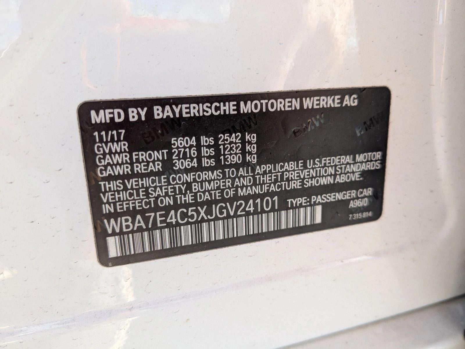 2018 BMW 740i xDrive Sedan