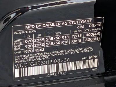 2018 Mercedes-Benz GLA GLA 250 SUV