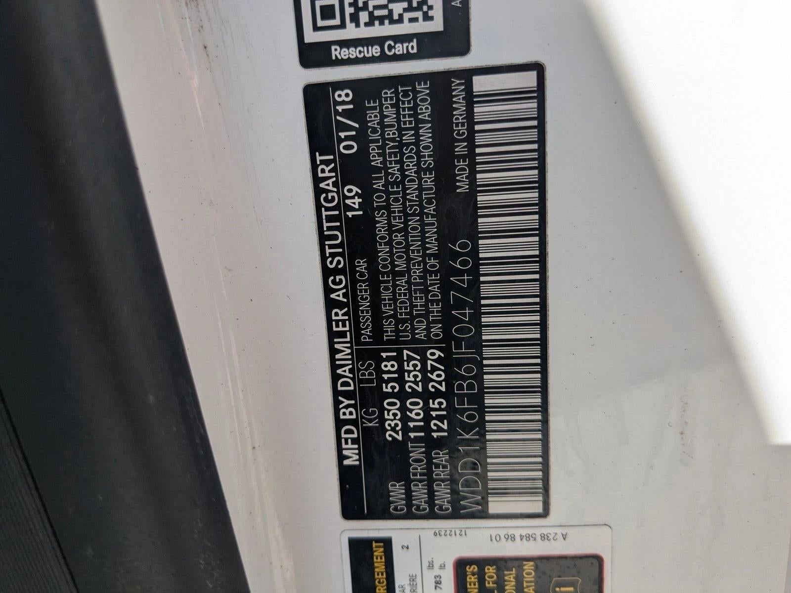 2018 Mercedes-Benz E-Class E 400 RWD Cabriolet