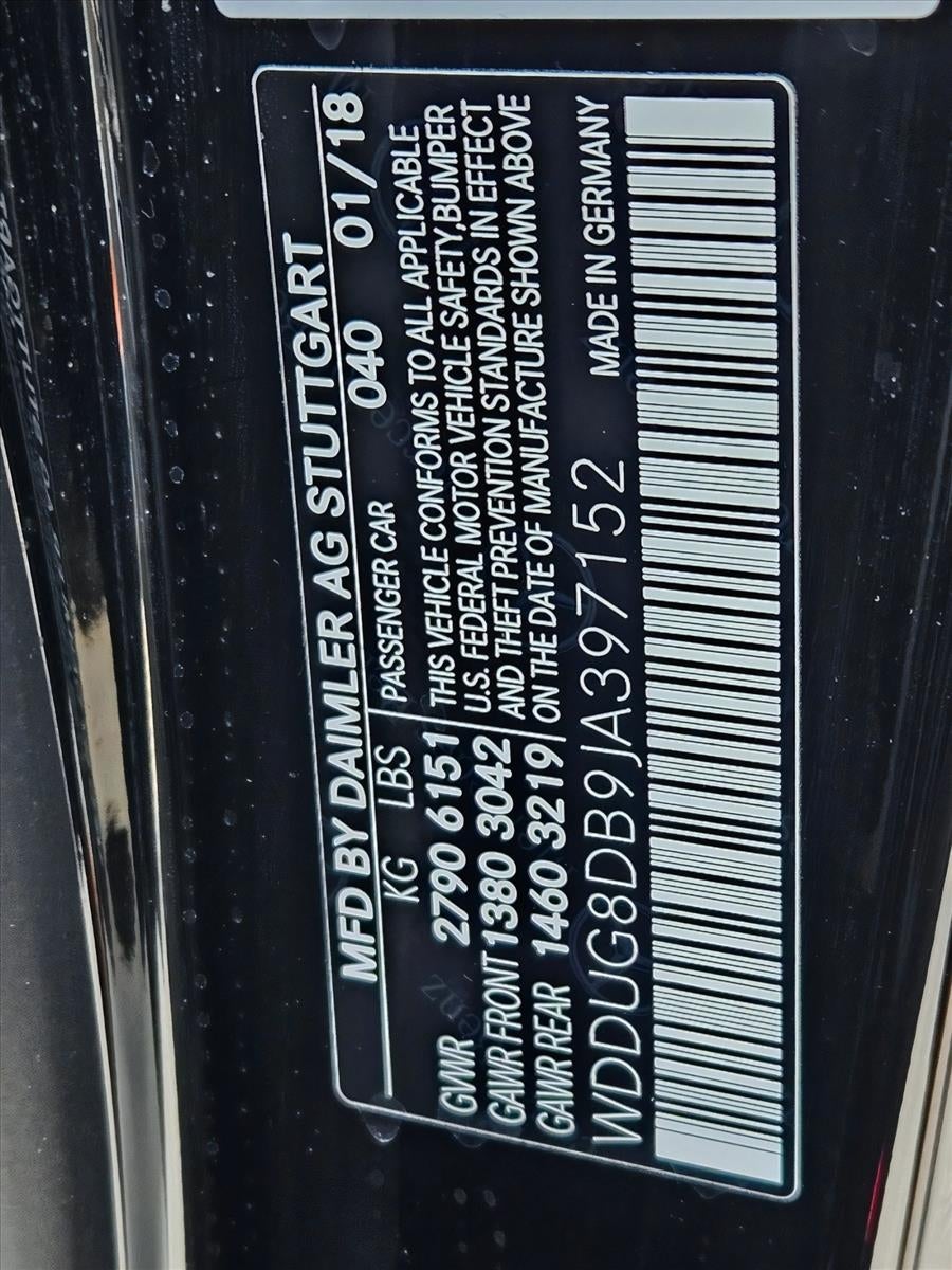2018 Mercedes-Benz S-Class S 560 Sedan
