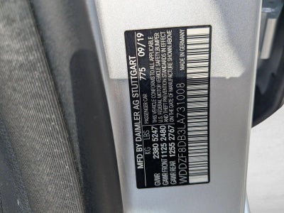 2020 Mercedes-Benz E-Class E 350 RWD Sedan