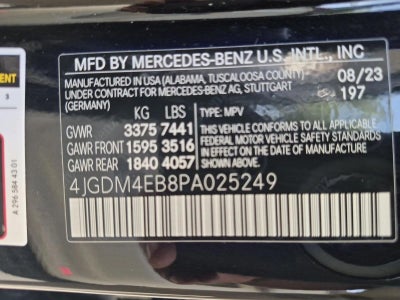 2023 Mercedes-Benz EQS EQS 580 4MATIC® SUV