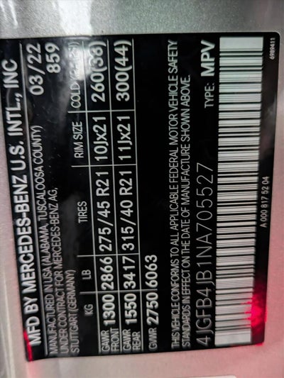 2022 Mercedes-Benz GLE GLE 350 SUV