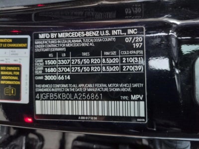 2020 Mercedes-Benz GLE GLE 450 4MATIC® SUV