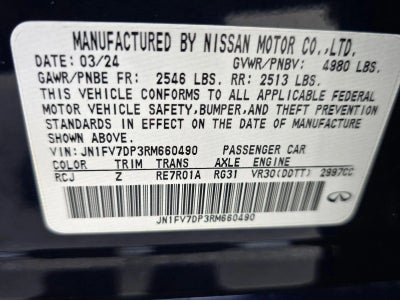 2024 INFINITI Q50 RED SPORT 400 RWD