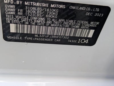 2024 Mitsubishi Mirage G4 LE CVT