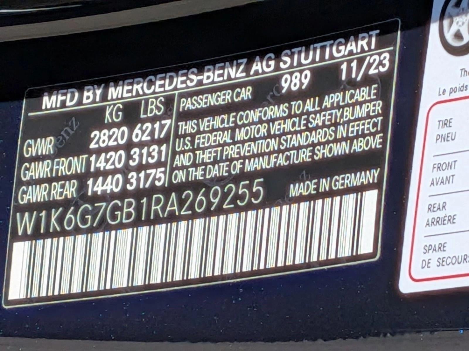 2024 Mercedes-Benz S-Class S 580 4MATIC® Sedan