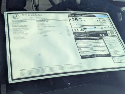 2026 Mercedes-Benz C-Class C 300 Sedan