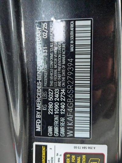 2025 Mercedes-Benz C-Class C 300 Sedan