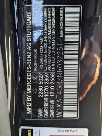 2022 Mercedes-Benz C-Class C 300 Sedan