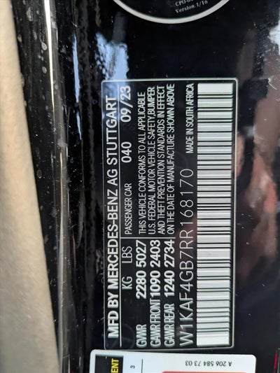 2024 Mercedes-Benz C-Class C 300 Sedan