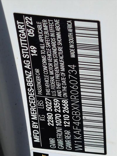 2022 Mercedes-Benz C-Class C 300 Sedan