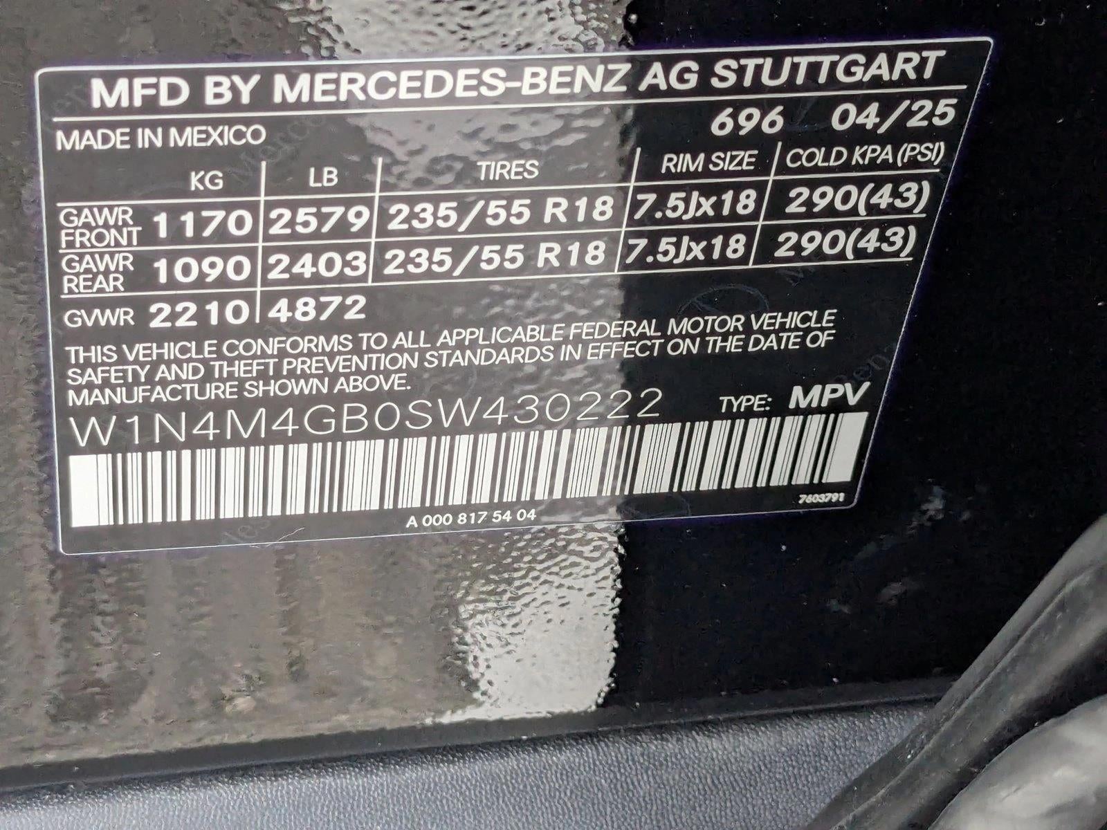 2025 Mercedes-Benz GLB GLB 250 SUV