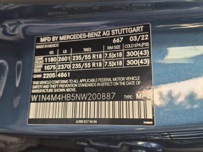 2022 Mercedes-Benz GLB GLB 250 4MATIC® SUV