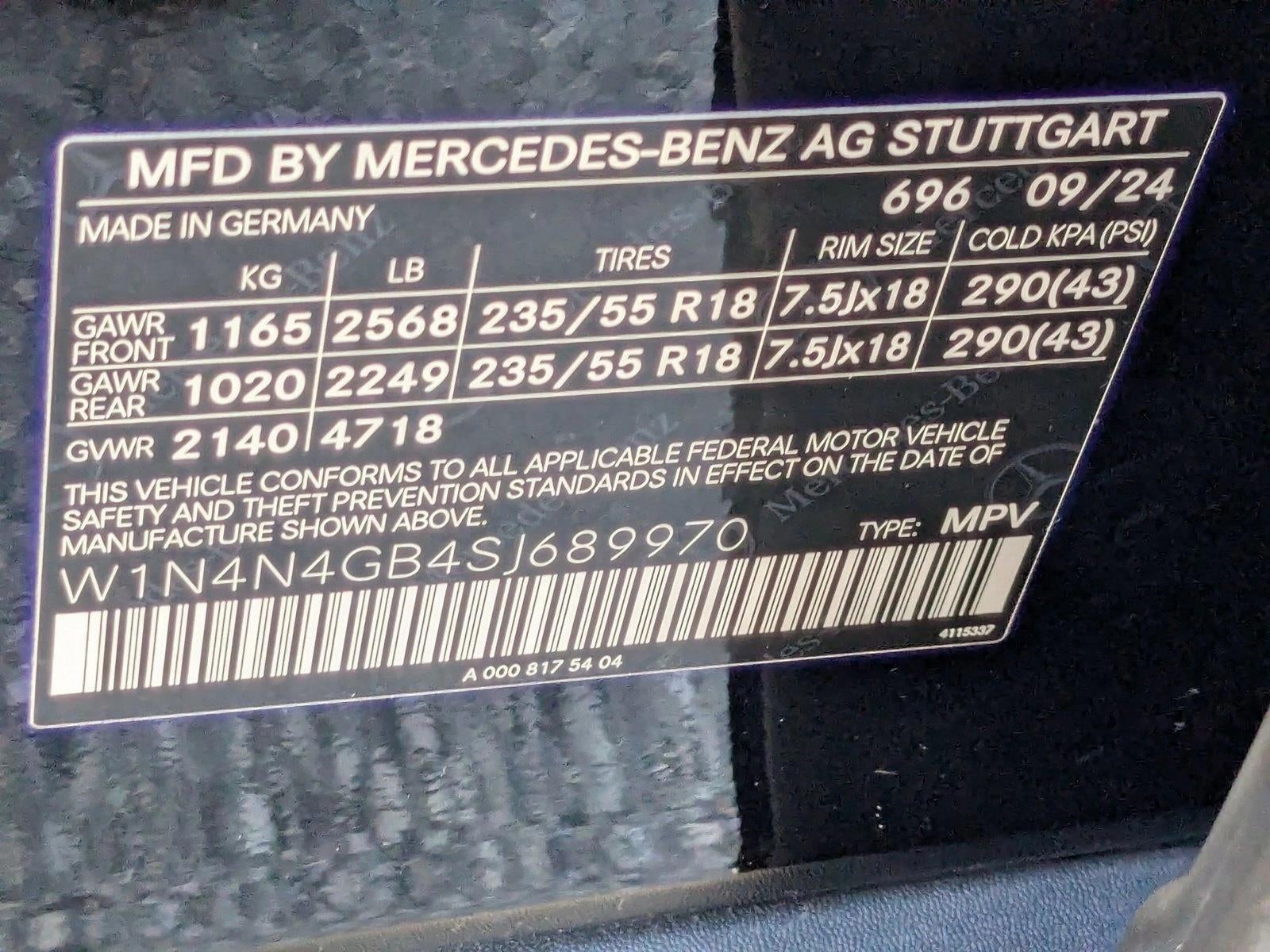 2025 Mercedes-Benz GLA GLA 250 SUV