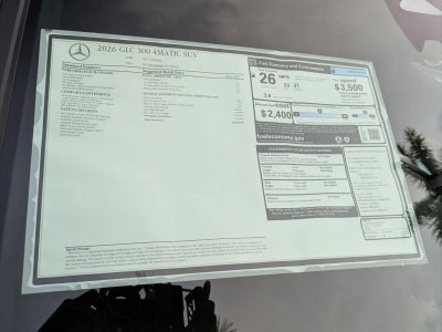 2026 Mercedes-Benz GLC GLC 300 4MATIC® SUV