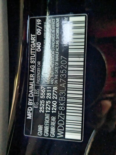 2020 Mercedes-Benz E-Class AMG® E 63 S 4MATIC®+ Sedan