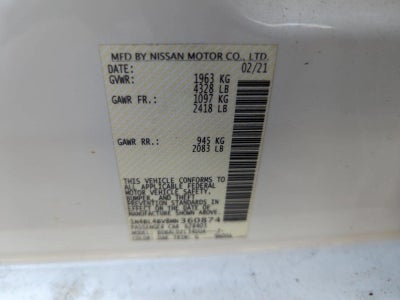 2021 Nissan Altima 2.5 S Sedan