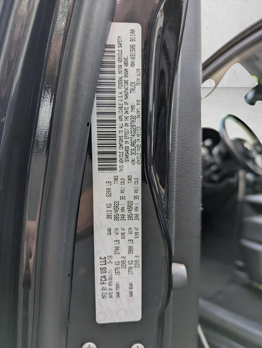 2016 RAM 1500 2WD Regular Cab 6.4 Ft Box Sport