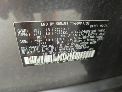 2025 Subaru Outback Touring AWD