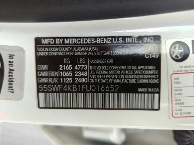 2015 Mercedes-Benz C-Class C 300 4MATIC® Luxury Sedan