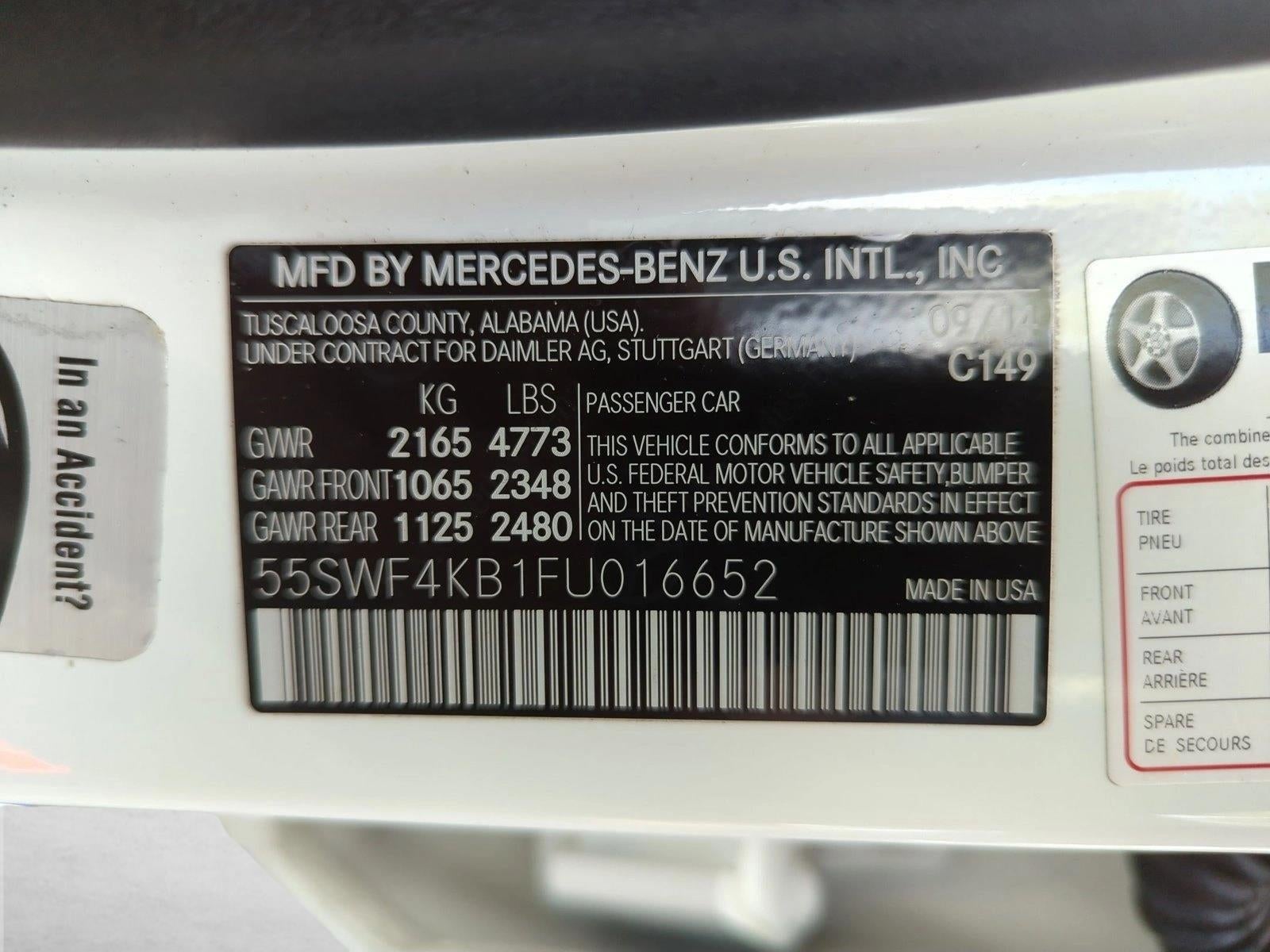 2015 Mercedes-Benz C-Class C 300 4MATIC® Luxury Sedan