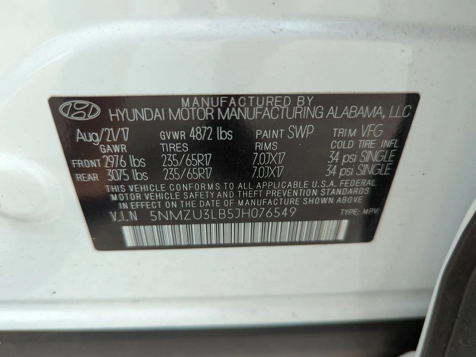 2018 Hyundai Santa Fe Sport 2.4L Auto