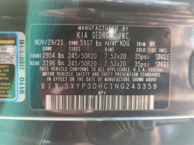 2022 Kia Telluride EX AWD