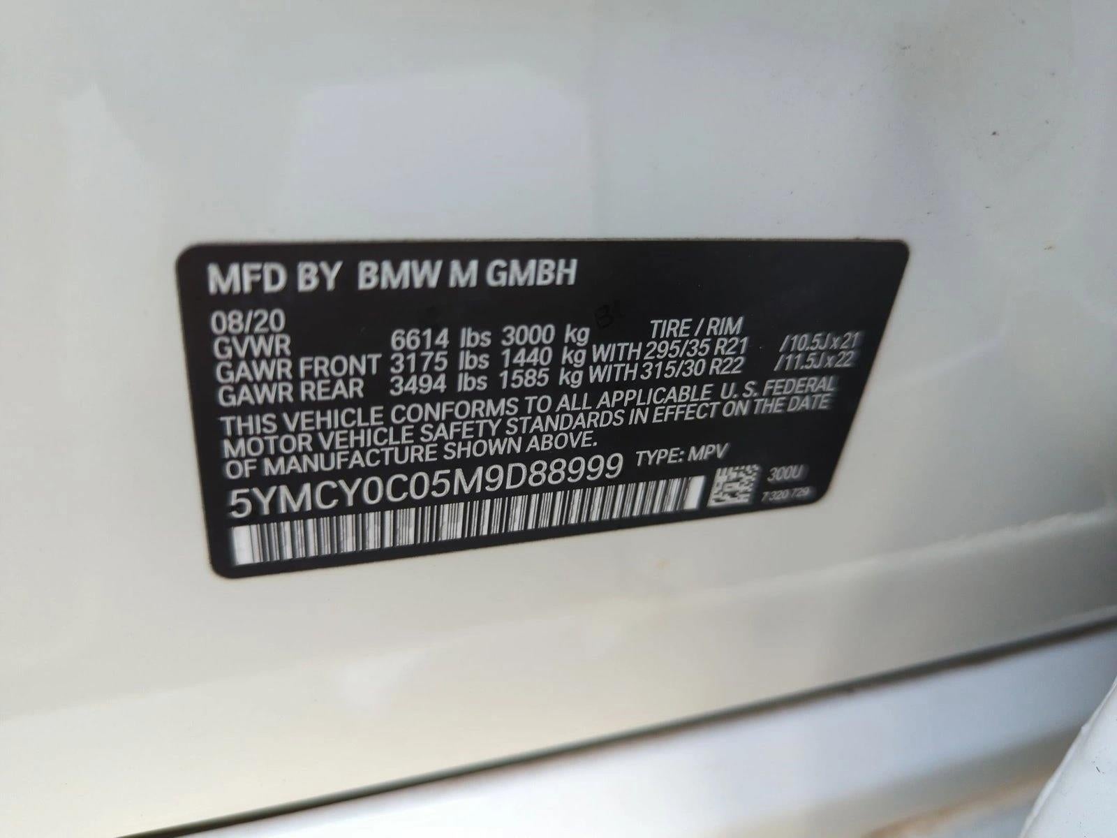 2021 BMW X6 M X6 M Sports Activity Coupe