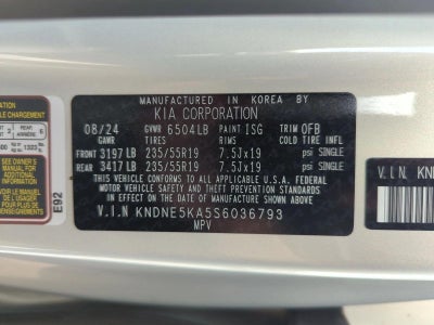 2025 Kia Carnival Hybrid SX Prestige FWD
