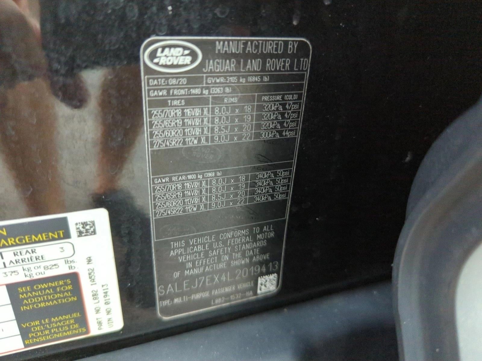 2020 Land Rover Defender 110 S AWD