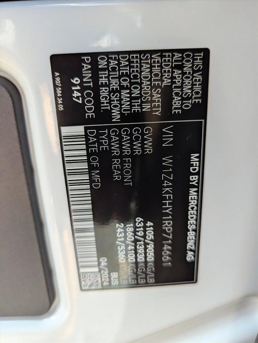 2024 Mercedes-Benz Sprinter Passenger Van 2500 Standard Roof I4 Diesel 144" RWD